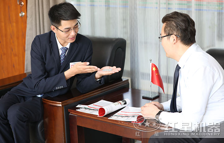 合作共贏，來(lái)廠客戶物料展示